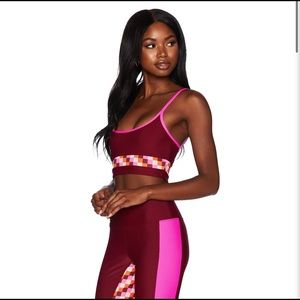 Beach Riot Sangria Checkers Eva Top